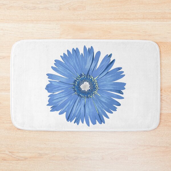 Item preview, Blue And White Daisy Flower Botanical Floral Pop Art designed and sold by Sharon Cummings Art.