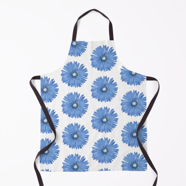 Item preview, Blue And White Daisy Flower Botanical Floral Pop Art designed and sold by Sharon Cummings Art.