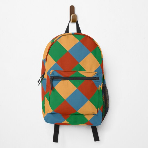 Item preview, Colorful Rhombus Chessboard Geometric Pattern designed and sold by DesignsVault.