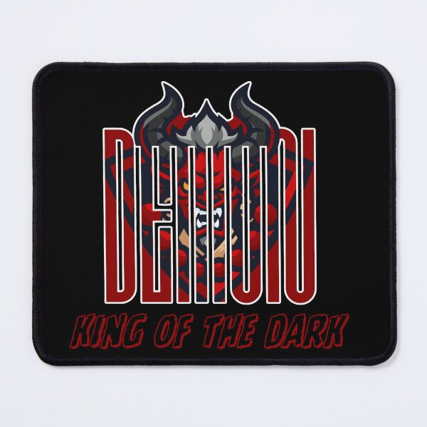 Item preview, Demon King of the Dark - Red Oni Mask Fantasy Art designed and sold by thazinart.