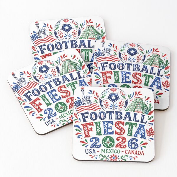 Item preview, Football Fiesta 2026 USA Mexico Canada Soccer Art designed and sold by emaga.