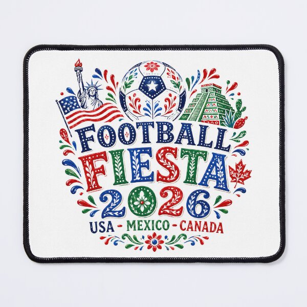 Item preview, Football Fiesta 2026 - Three Nations Fan Art designed and sold by Emaga Digital Studio.