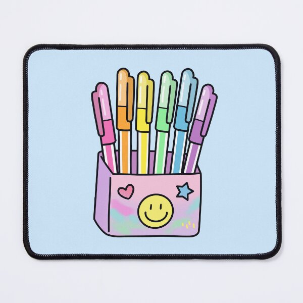 Item preview, Kawaii Pastel Pens Smiley Face Holder designed and sold by Anne97s.