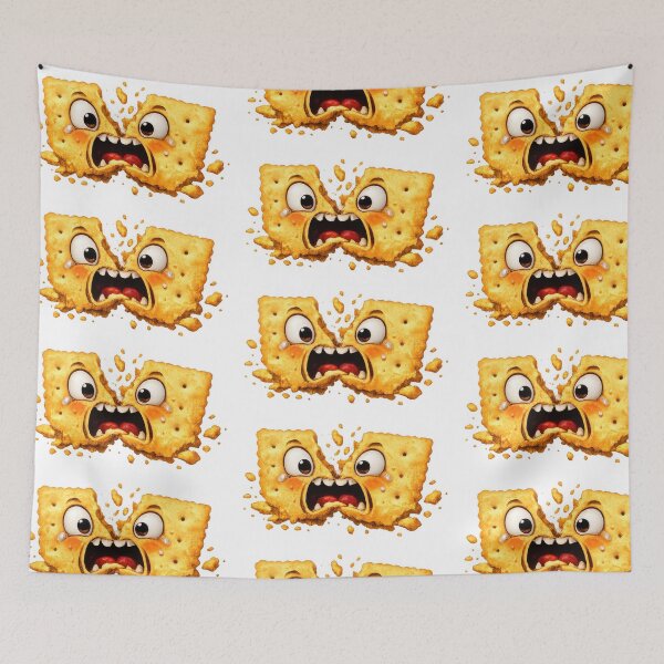 Item preview, Dramatic Cracker Snapping Apart Cartoon Character designed and sold by jgvisualarts.