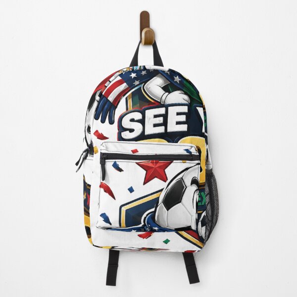 Item preview, See You in 2026 USA Mexico Canada Soccer Mascot designed and sold by emaga.