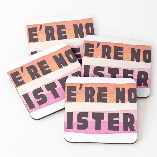 Item preview, We're Not Sisters Lesbian Comeback designed and sold by maliyajo.
