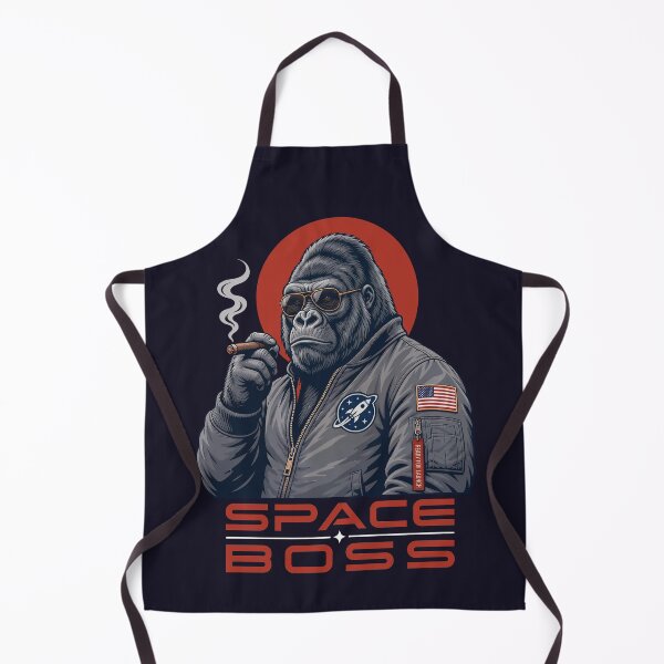 Item preview, Space Boss Gorilla - Cool NASA Astronaut Gorilla with Cigar Funny Space Lover Design designed and sold by Project X Design.