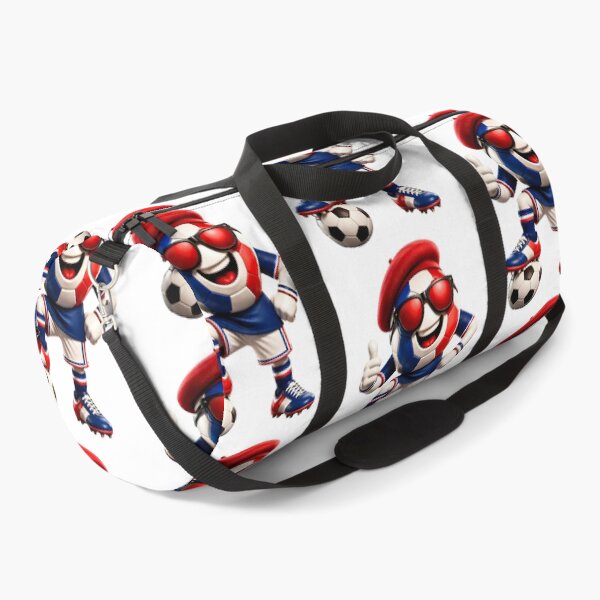 Item preview, France Soccer Mascot Funny Football Cartoon Graphic designed and sold by ArtSpark Studio.