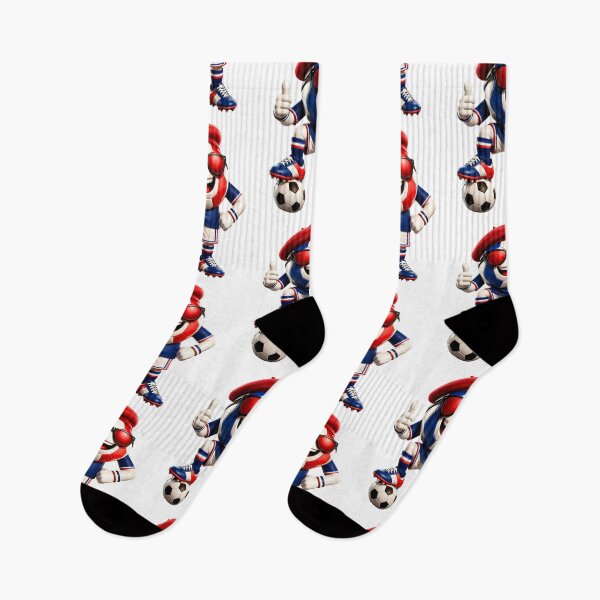 Item preview, France Soccer Mascot Funny Football Cartoon Graphic designed and sold by ArtSpark Studio.