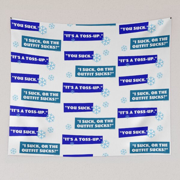 Item preview, You Suck Blue designed and sold by Normbot2000.