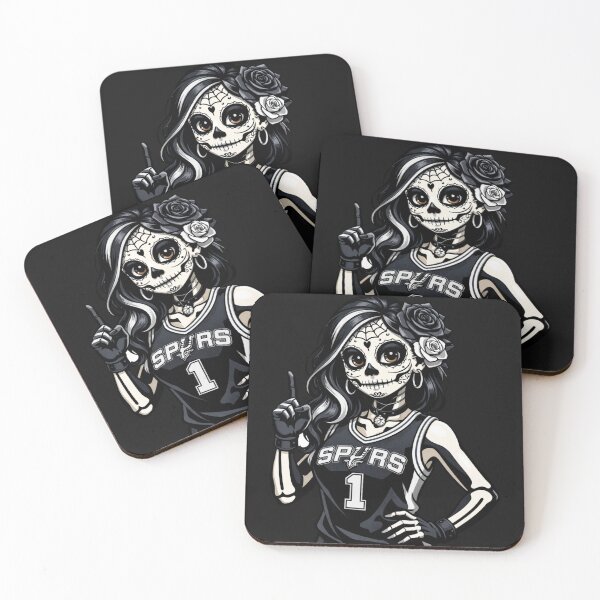 Item preview, Sugar Skull Girl Basketball Fan Skeleton Jersey designed and sold by Tsugraf Designs.
