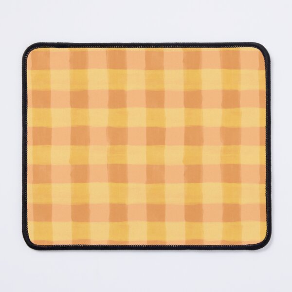 Item preview, Orange Rustic Yellow Gingham print pattern designed and sold by EmmaSB-Designs.