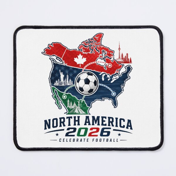 Item preview, United by Football 2026 North America Soccer Design designed and sold by emaga.
