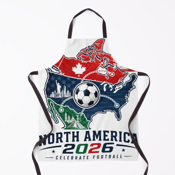 Item preview, United by Football - Three Nations Soccer Art 2026 designed and sold by Emaga Digital Studio.
