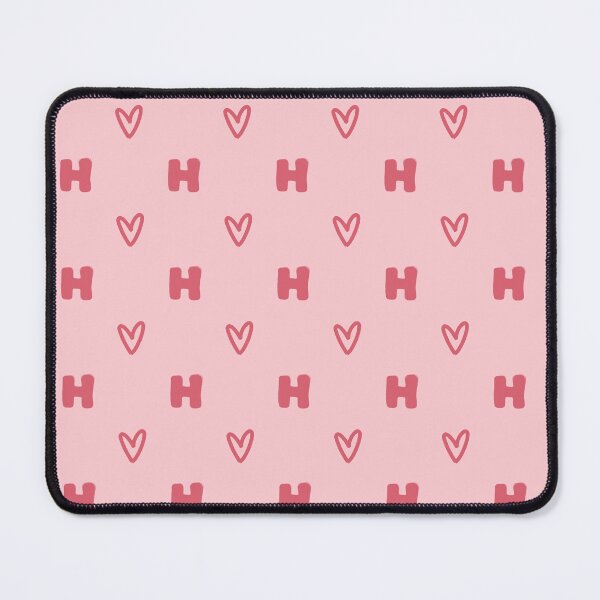 Item preview, Girly Letter H Initial Hearts | Coquette Aesthetic Letter H Hearts | Preppy Pink Monogram H Heart Print | Letter H Initial Love Heart Pattern | Pastel Pink Monogram H Heart Design designed and sold by VivaFy.