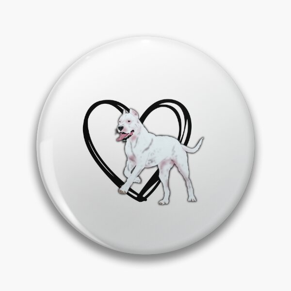 Item preview,  I Love Dogo Argentino Argentine Mastiff Design | American Kennel Club AKC | Dog Mom Dog Dad Sport Dog Working Dog  designed and sold by yashiki.