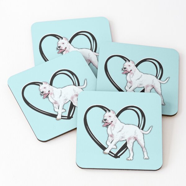 Item preview,  I Love Dogo Argentino Argentine Mastiff Design | American Kennel Club AKC | Dog Mom Dog Dad Sport Dog Working Dog  designed and sold by yashiki.