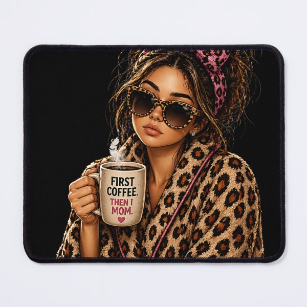 Item preview, First Coffee Then I Mom Funny SAHM Mom Life Gift Women designed and sold by ChiefMomCo.
