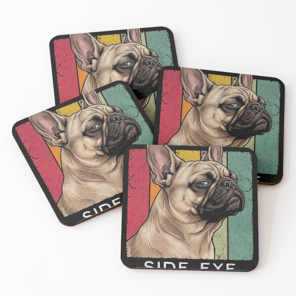 Item preview, Bombastic Side Eye French Bulldog Retro Dog Meme designed and sold by d247.