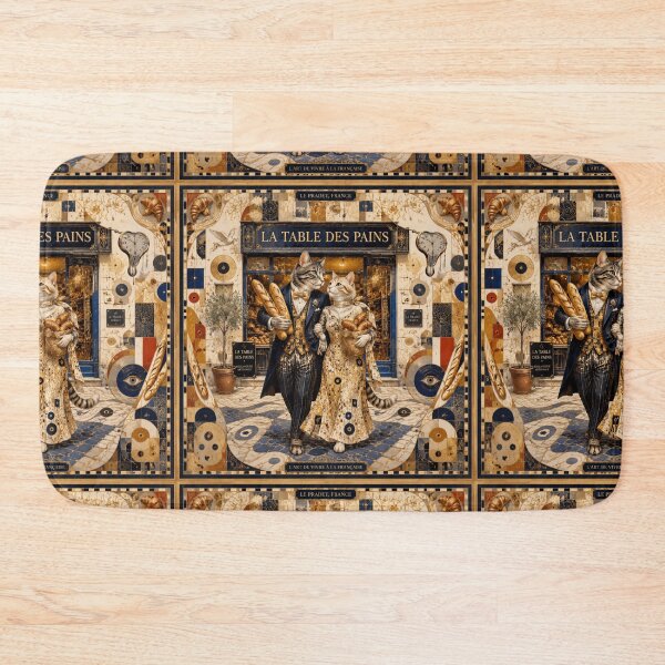 Item preview, The loving cats are coming out of the bakery. designed and sold by Natalia-Vlad.