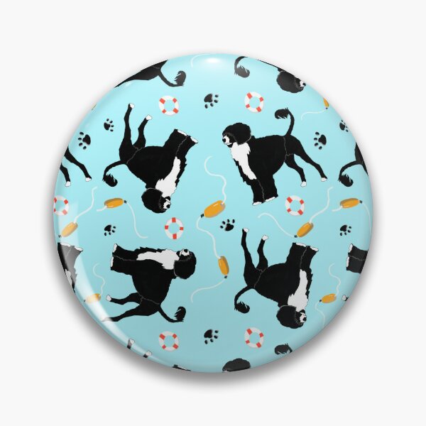 Item preview, Portuguese Water Dog Portie PWD | Dog Puppy Lover | Sport Working | AKC | Seamless Repeating Pattern designed and sold by yashiki.