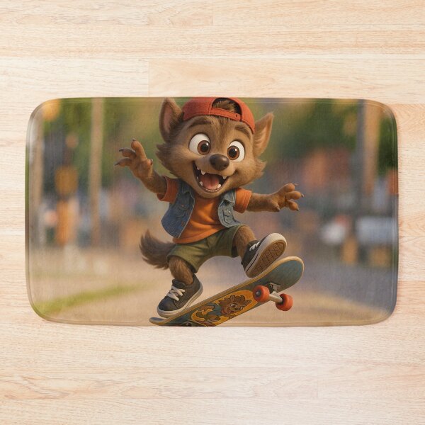 Item preview, Skater Werewolf Boy designed and sold by Sillytoe.