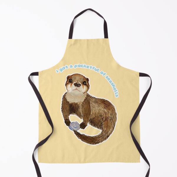 Item preview, Kelpie the Otter's got a Pocketful of Seashells designed and sold by Blackberries & Moss.