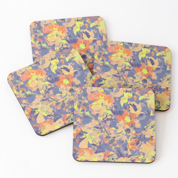 Item preview, Abstract Vibrant Floral Watercolor Fusion Pattern designed and sold by cirgitstudio.