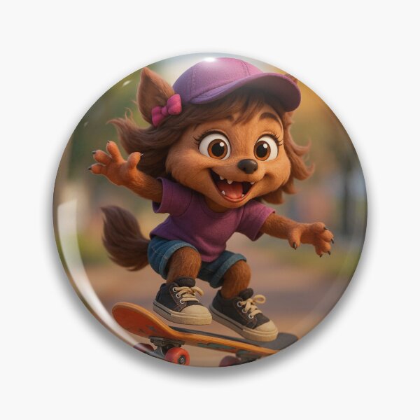 Item preview, Skater Werewolf Girl designed and sold by Sillytoe.