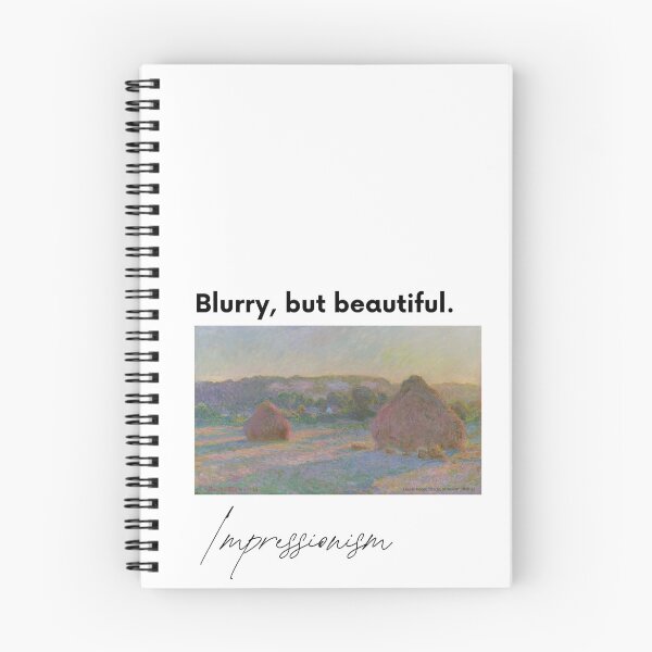 Item preview, Impressionism Art T-Shirt | Blurry But Beautiful | Claude Monet Stacks of Wheat | Funny Art History Gift designed and sold by Meimiro.