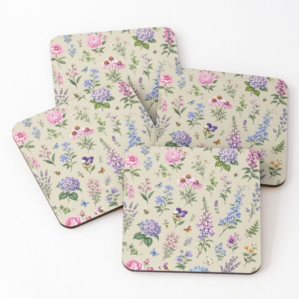 Item preview, Secret Garden Floral Pattern designed and sold by Myra365Art.