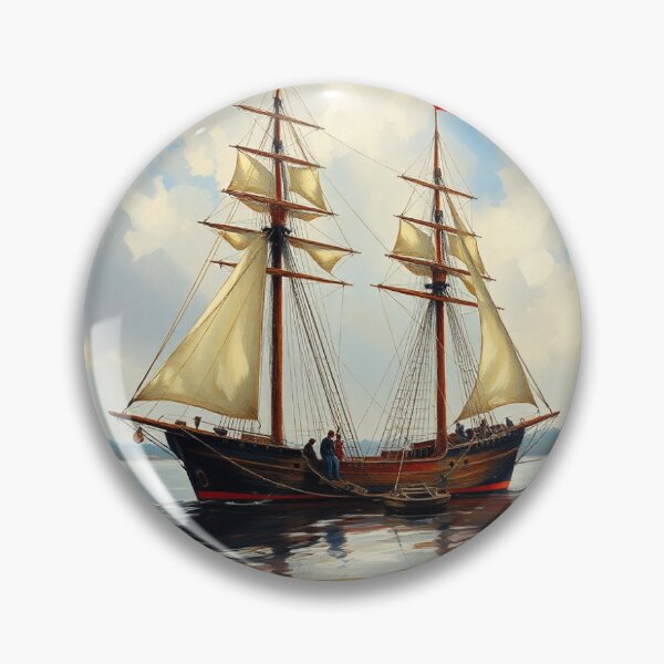 Item preview, A sailing boat on the River Seven. designed and sold by oldMastersofart.