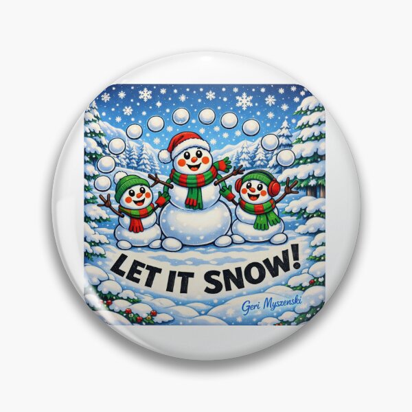 Item preview, Let it Snow Man Wonder land designed and sold by The Art Queen Of Michigan .