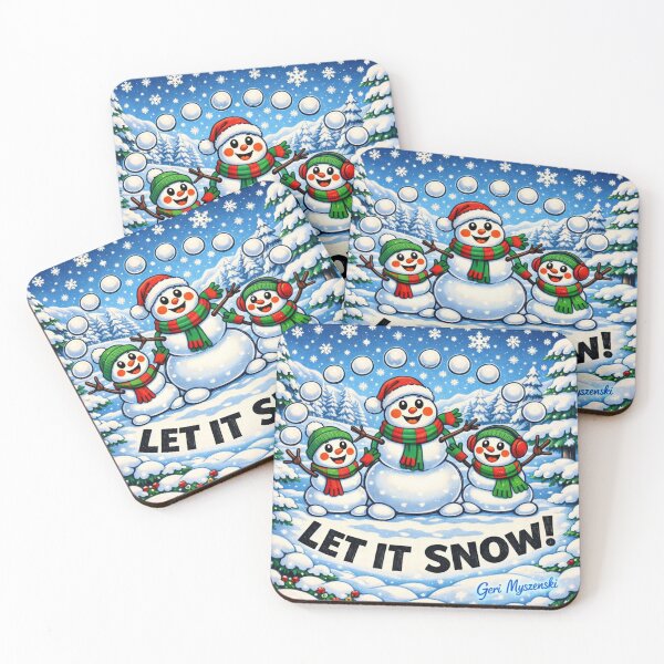 Item preview, Let it Snow Man Wonder land designed and sold by The Art Queen Of Michigan .