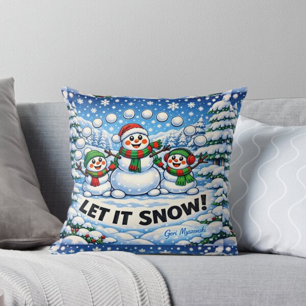 Item preview, Let it Snow Man Wonder land designed and sold by The Art Queen Of Michigan .