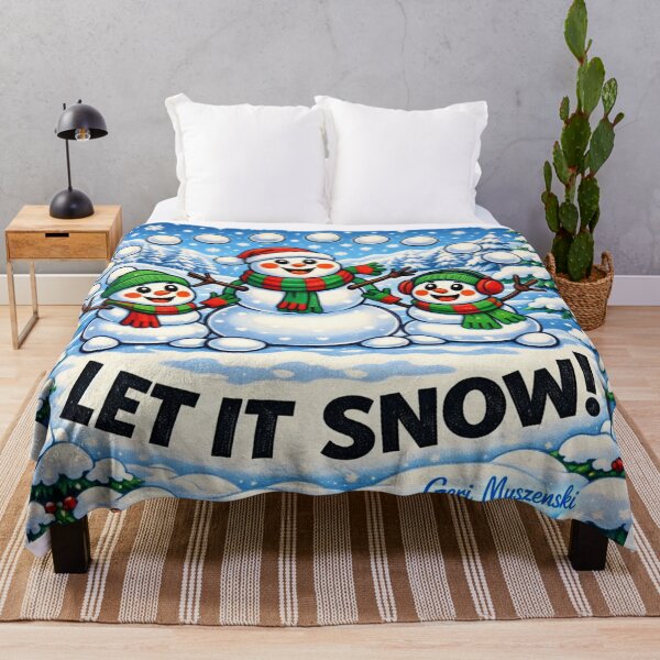 Item preview, Let it Snow Man Wonder land designed and sold by The Art Queen Of Michigan .