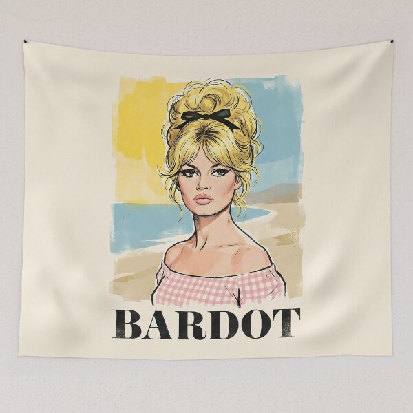 Item preview, Retro French Icon Illustration designed and sold by Bal Drops.