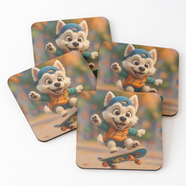 Item preview, Skater West Highland Terrier Dog designed and sold by Sillytoe.