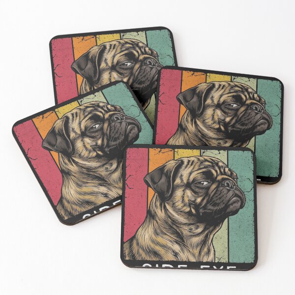 Item preview, Bombastic Side Eye Funny Pug Dog Meme designed and sold by d247.