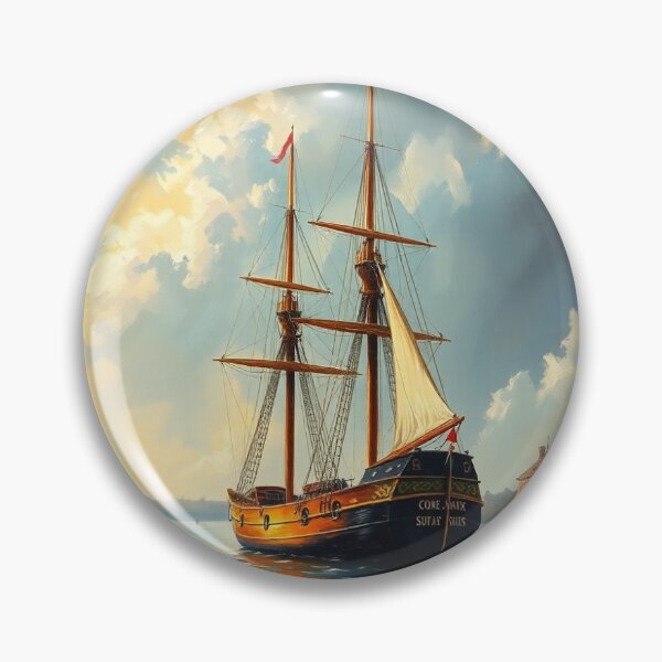 Item preview, A sailing ship on the English Channel. designed and sold by oldMastersofart.