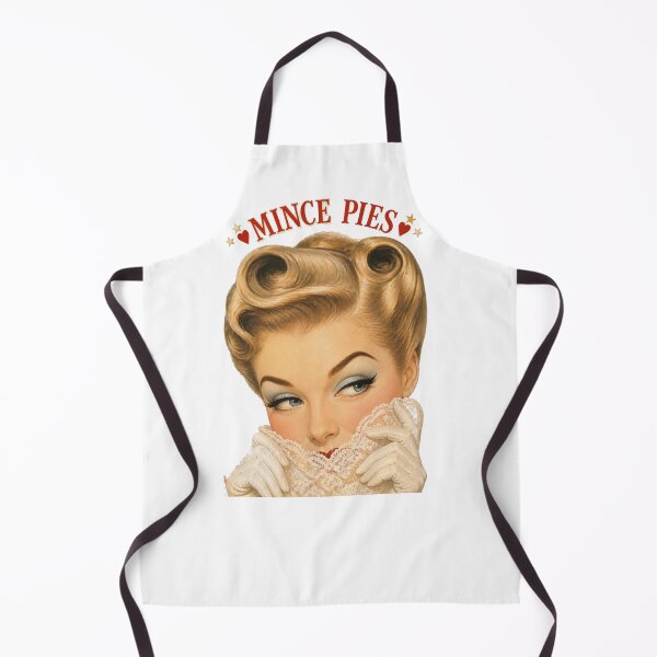 Item preview, Mince Pies | Funny Vintage 1950s Cockney Rhyming Slang Retro British Humour Glamour Gift Art Print designed and sold by HOODYBUDSTYLES.