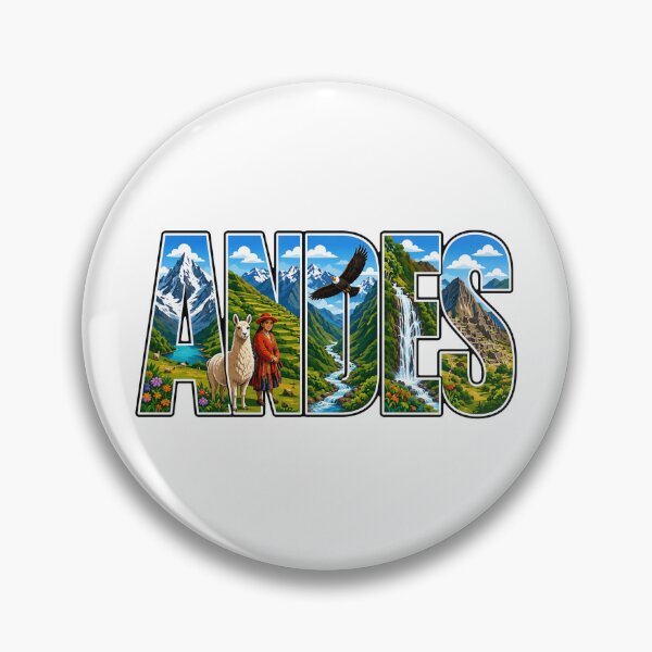 Item preview, Andes Mountains Scenic Typography designed and sold by Myra365Art.