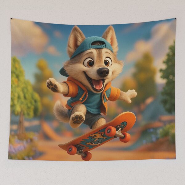 Item preview, Skater West Siberian Laika Dog designed and sold by Sillytoe.