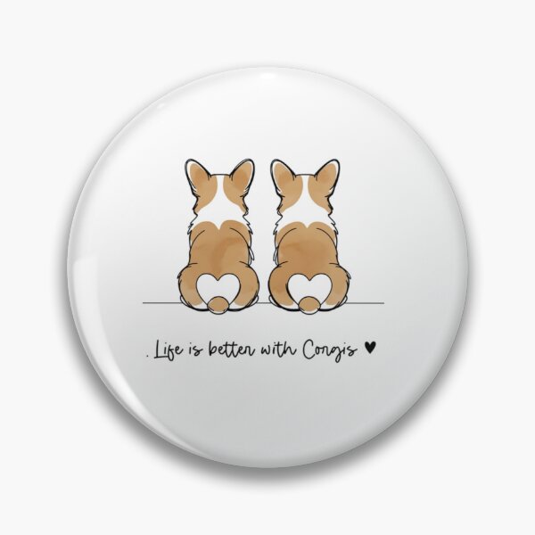 Item preview, Double the Love - Life is better with Corgis designed and sold by Forever-Feral.