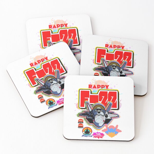 Item preview, Rappy F-22 Raptor Pop Art Anime Stealth Fighter Jet Art designed and sold by HEROHIRO.