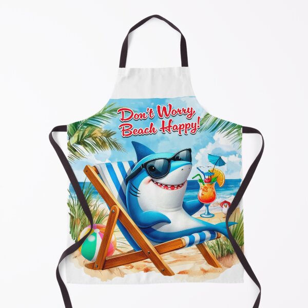 Item preview, Beach Happy Shark designed and sold by Karen Wood.