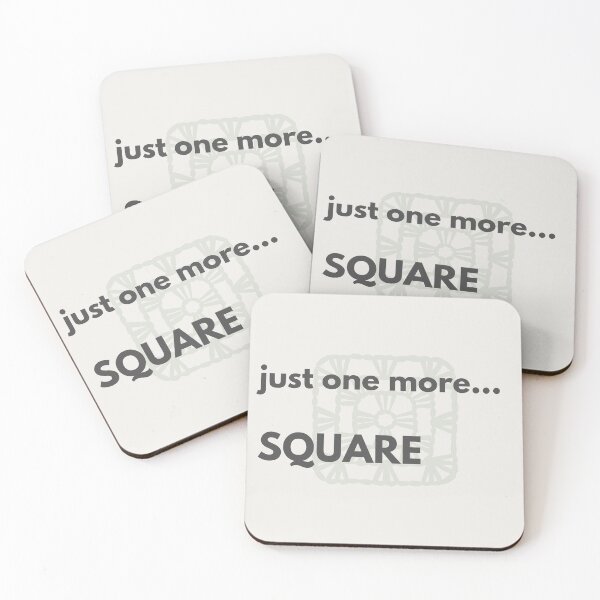 Item preview, Just One More Square designed and sold by SipAndStitchCo.