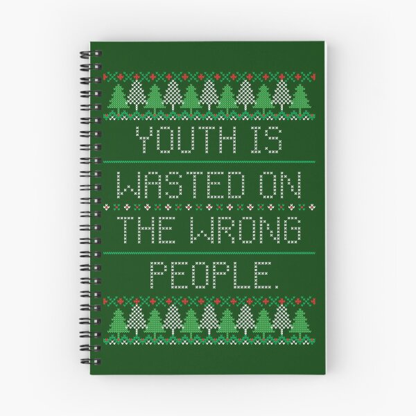 Item preview, Youth Is Wasted Ugly Christmas Sweater designed and sold by Normbot2000.