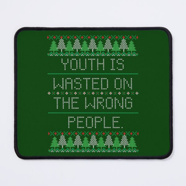 Item preview, Youth Is Wasted Ugly Christmas Sweater designed and sold by Normbot2000.