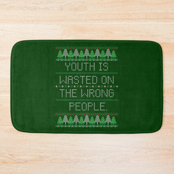 Item preview, Youth Is Wasted Ugly Christmas Sweater designed and sold by Normbot2000.